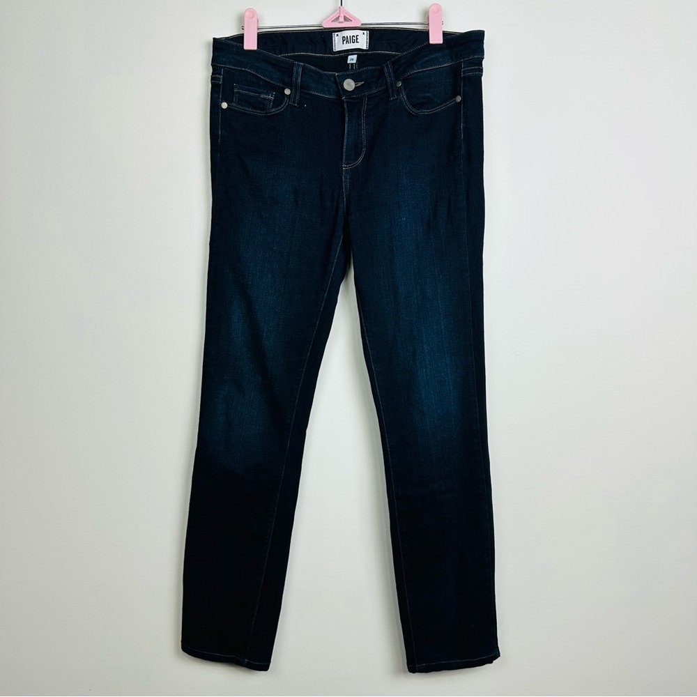 PAIGE Women's Deep Indigo Skyline Skinny Jeans Size 29